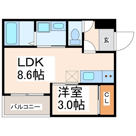 REGALEST熊本駅前の物件間取画像